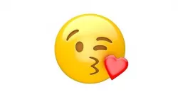 Apple Face Blowing a Kiss 3D model