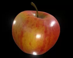 Apple Low-poly 3D model