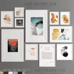 Art Frame 320 Low-poly 3D model