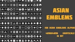 Asian Emblems Texture