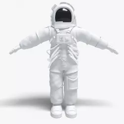 astronaut 3D model