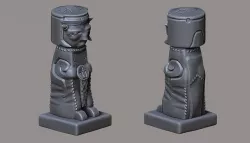 Aztec figure  3D model