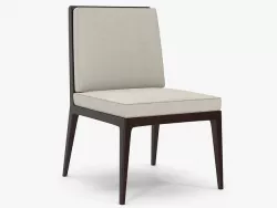 Baker - Carmel cane dining chair 3D model