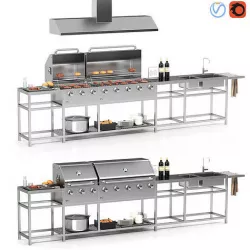 Barbecue 06 3D model