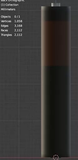 Battery Size AAA 3D model