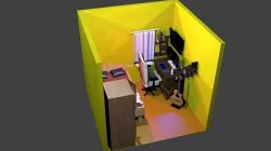 Bedroom design 3D model