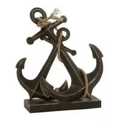 Black Babylon Anchor Table Sculpture 3D model