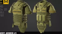 Body armor 3D model