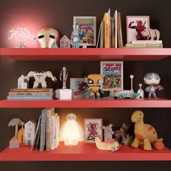 Boys room set of toys  3D model