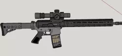 BRN-180 upper 3D model