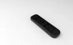 Buttonless Remote Control Low-poly 3D model