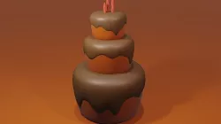 cake 3d 3D model