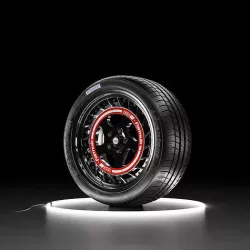Car wheel BFGoodrich tire with SSR Formula Aero Spoke rim 3D model