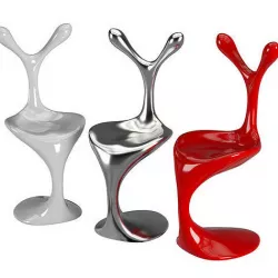 Cedrimartini Y chair 3D model