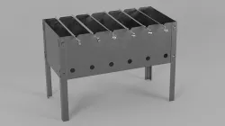 Cheap brazier model  Low-poly 3D model
