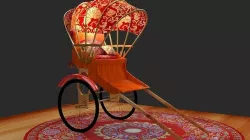 Chinese Hong Kong Rickshaw 3D model