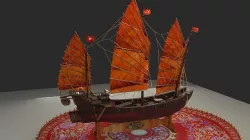 Chinese Junk ship 3D model