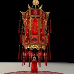 Chinese Palace Lantern 3D model