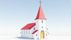 Church low poly 3d models 【 STLFinder