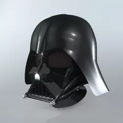 Darth Vader helmet made with blender 3D model