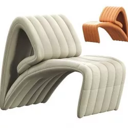 de Sede DS 266 Recliner leather armchair 3D model