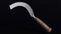 Decorated Sickle 3D model