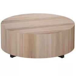 Dillon Ashen Walnut Coffee Table Crate and Barrel 3D model