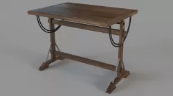 Drafting Desk 3D model