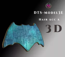 DTS- Model 3E - Hair Acc A Low-poly 3D model