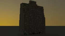 Edison hotel NY USA Low-poly 3D model