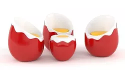 Egg Shaped Chair Table Cute Furniture Coffee Stool 3D model