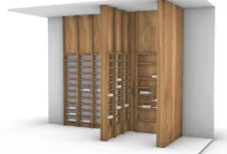 elegant wine rack 3D model