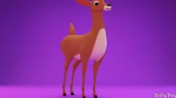 Female Deer NSFW 3D model