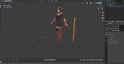 Fiora League of Legends character  3D model