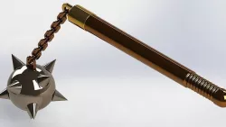 Flail Weapon 3D Model 3D model