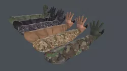 FPS Hands 3 Low-poly 3D model
