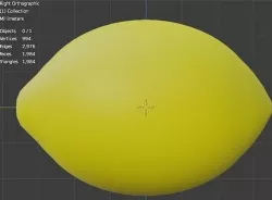 Fruit Lemon 3D model