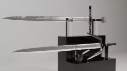 Geralt of Rivia 3 weapons 3D model