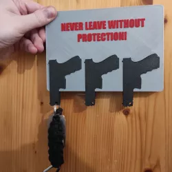 Glock keychain holder/hanger