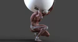 GodPose Anatomy 3D model 3D model