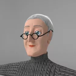 Grandma Character 3D model