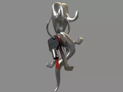 hanging keys 3D model