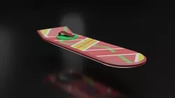 HOVERBOARD BACK TO THE FUTURE II 3D model