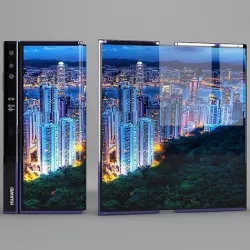 Huawei Mate X Low-poly 3D model