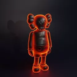 kaws figure 3D model