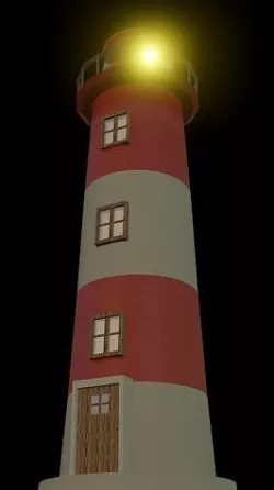 Lighthouse simple 3D model