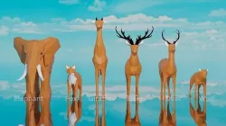 Low-Poly Animals 3D Models Low-poly 3D model