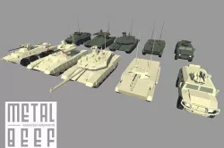  Low-Poly Russian Vehicles Pack Low-poly 3D model