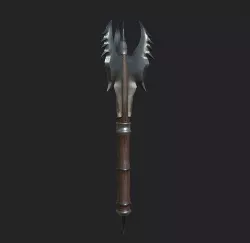Mace - game ready Low-poly 3D model