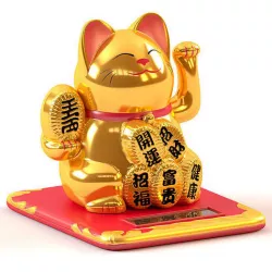 Maneki Neko Cat Gold 3D model